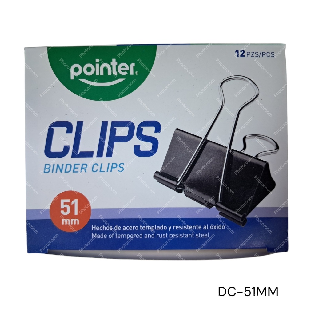 CLIPS SUJETA PAPEL 51MM