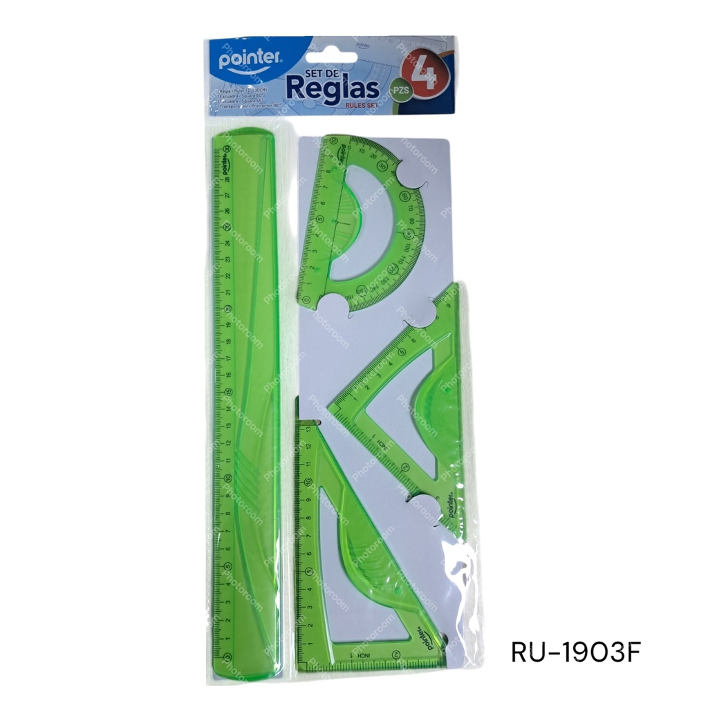 SET REGLAS GEOMETRICAS X4PZS   CXB-144