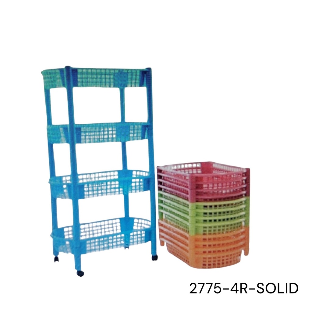 ORGANIZADOR PLASTICO 4 PISOS