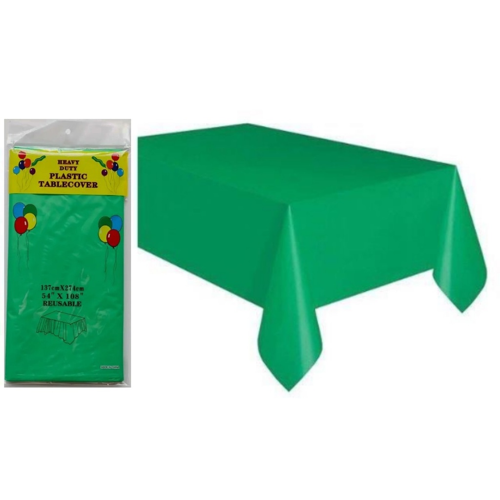 MANTEL 137X183CM 12PZ VERDE