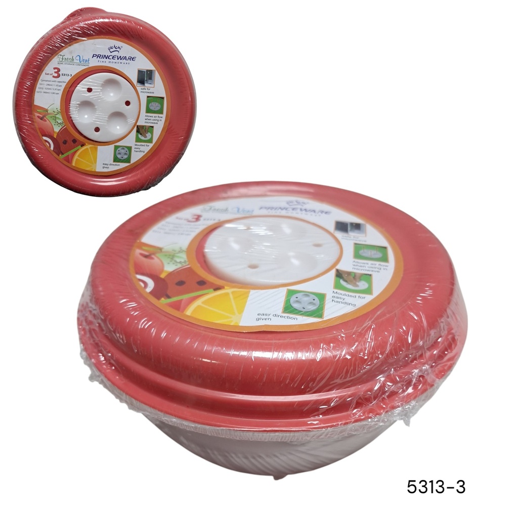 ENVASE SET 3PCS 1.946L/1946ML PRINCEWARE