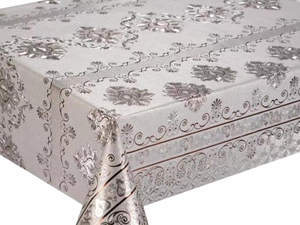 ROLLO MANTEL 1.37X20M PLATEADO