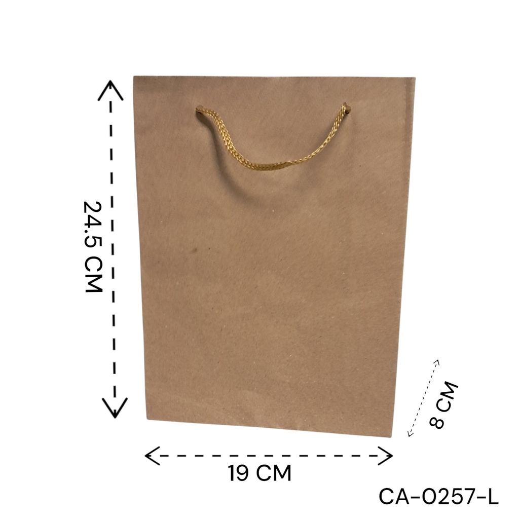 BOLSA MANILA 19X24.5X8