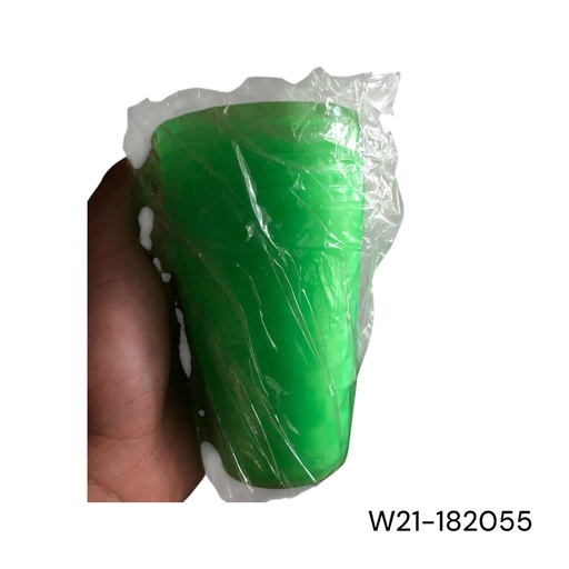 [W21-182055] VASO PLASTICIS SET 6UD.  10OZ.  3 COLORES 10OZ