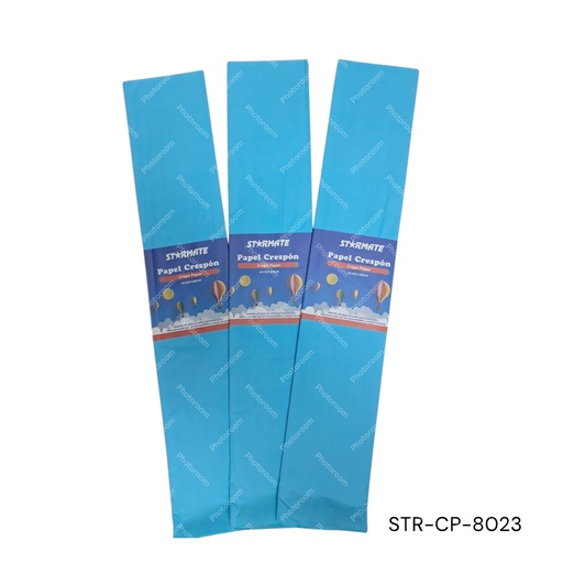 [STR-CP-8023] PAPEL CRESPON 50X200 CM LIGHT BLUE