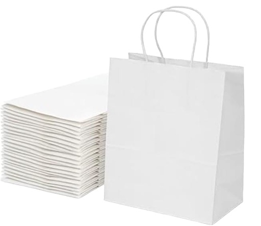 [CA-0022BLA] BOLSA CRAFT 22X16X8CM BLANCO   CXB-600 PZA.