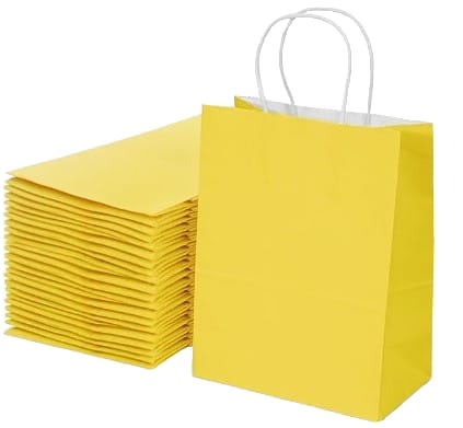 [CA-0023AMA] BOLSA CRAFT27X22X11CM AMARILLO  PQT.12UD.   CXB-480 UD.