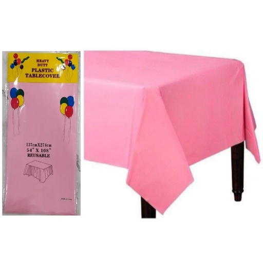 [CA-0065ROS] MANTEL 137X183CM 12PZ ROSADO  CXB-120UD.