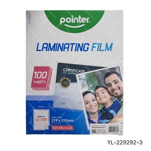 [YL-229292-3] LAMINAS PARA PLASTIFICAR 9X11.5PLGS  CXB-5UD.