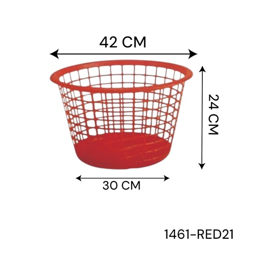 [1416-DELTA RED21LTR] CANASTA DELTA RED 21 LITROS