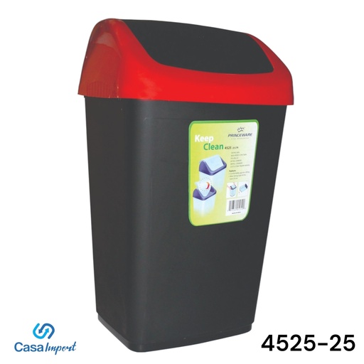 [4525-25LTR] BASURERO LARGE PRINCEWARE 25 LTRO