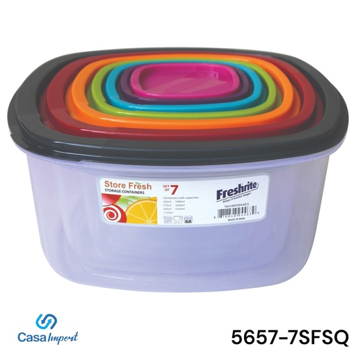 [5657-7SFSQ] ENVASE SET 7PCS PINCEWARE