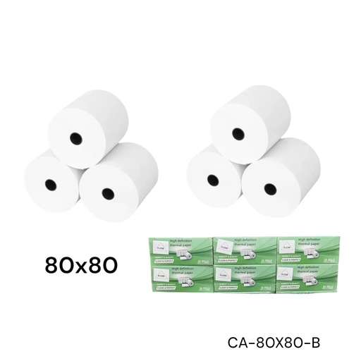 [CA-80X80-B] ROLLO TERMICO 80X80 (70GR)   CXC-50 UD.